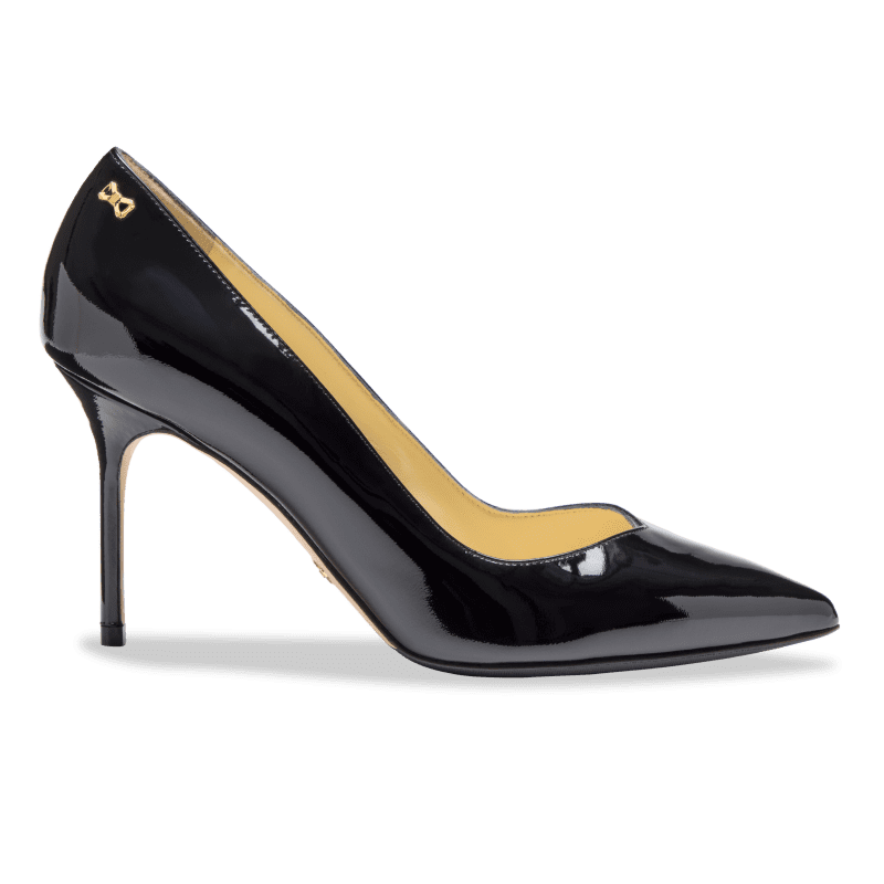 Perfect Pump 85 in Black Patent