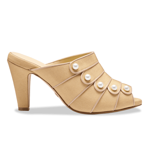 Christine 85 in Khaki Grosgrain