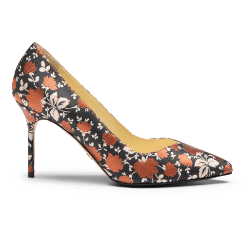 Perfect Pump 85 in Autumn Floral Jacquard