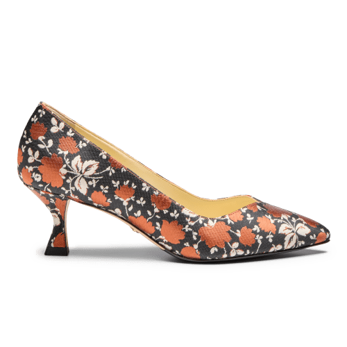 Perfect Kitten Pump 50 in Autumn Floral Jacquard