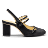 Mary Gail Mary Jane Sling 70 in Black Suede