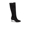 Perfect Dress Boot 60 in Black Stretch Suede