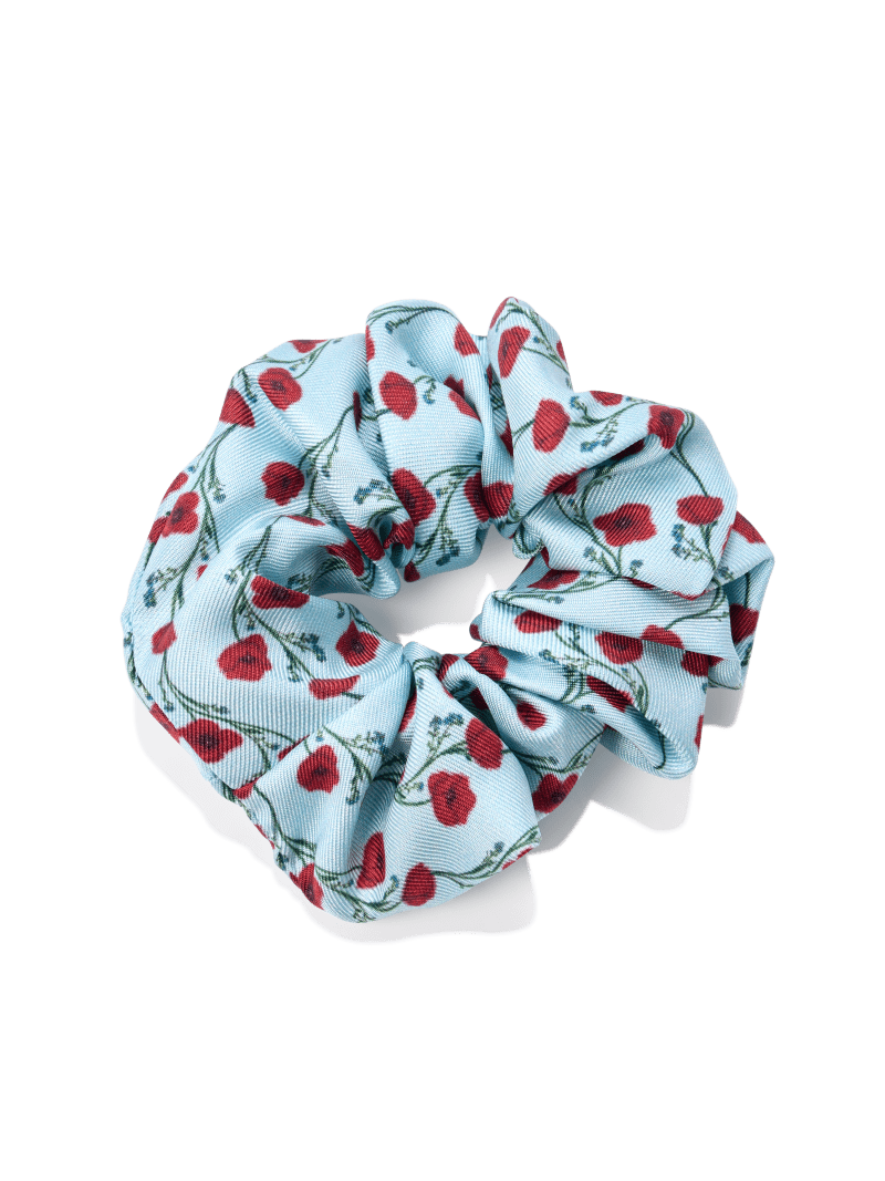 24 10 21 SF SILK SCRUNCHIE POPPY PRINTED SILK 02