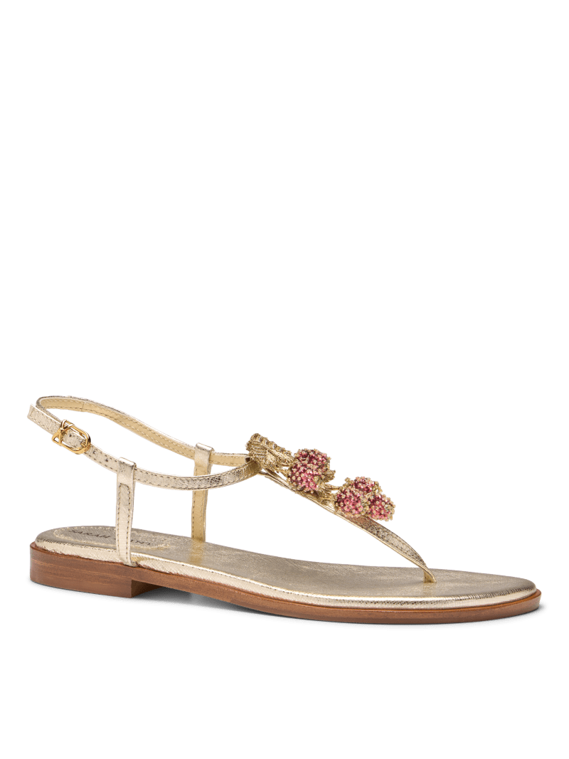 25 01 14 SF 01 ALISON SANDAL GOLD TEXTURED SAFFIANO 02