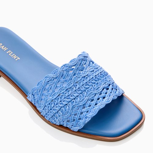 25 01 14 SF 14 LISA SLIDE BLUE RAFFIA 03