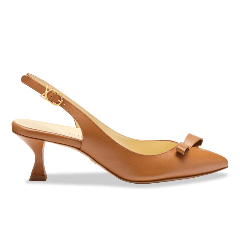 Perfect Natalie Sling 50 in Cognac Calf