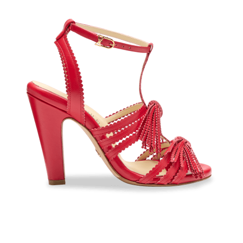 Perfect Kathryn 100 in Rose Red Calf