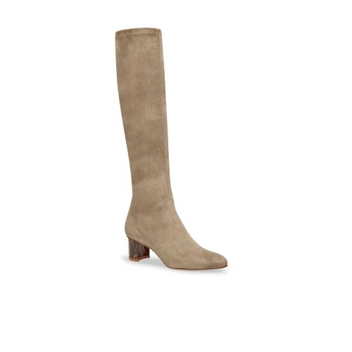 Alexandra 50 Taupe Stretch Suede3 3Q min