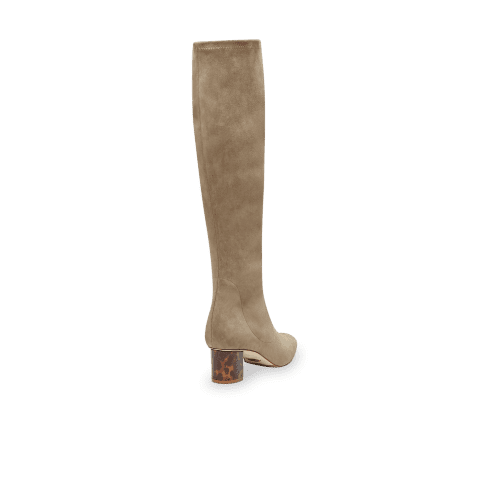 Alexandra 50 Taupe Stretch Suede4 Back min