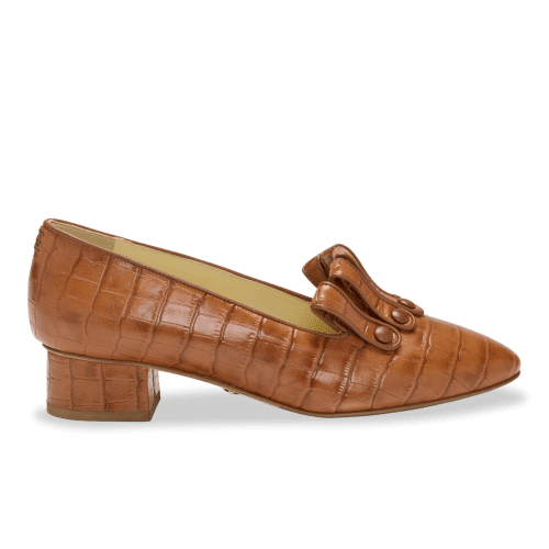 Cossu 30 in Cognac Embossed Leather