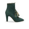 Lena 90 in Evergreen Twist Suede