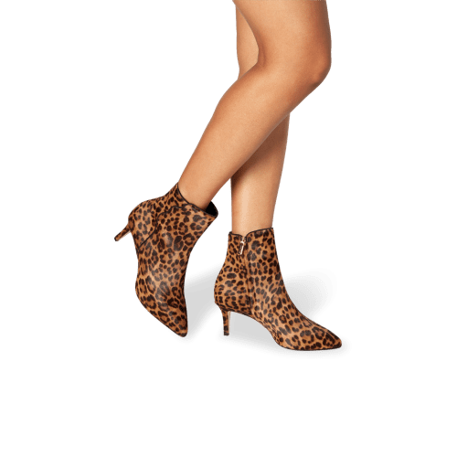 PerfectDressBootie60 chocoloateleopardhaircalf5 onmodel