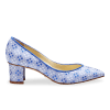 Perfect Emma in Azulejos Blue Jacquard