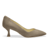 Perfect Kitten Pump 50 in Taupe Suede