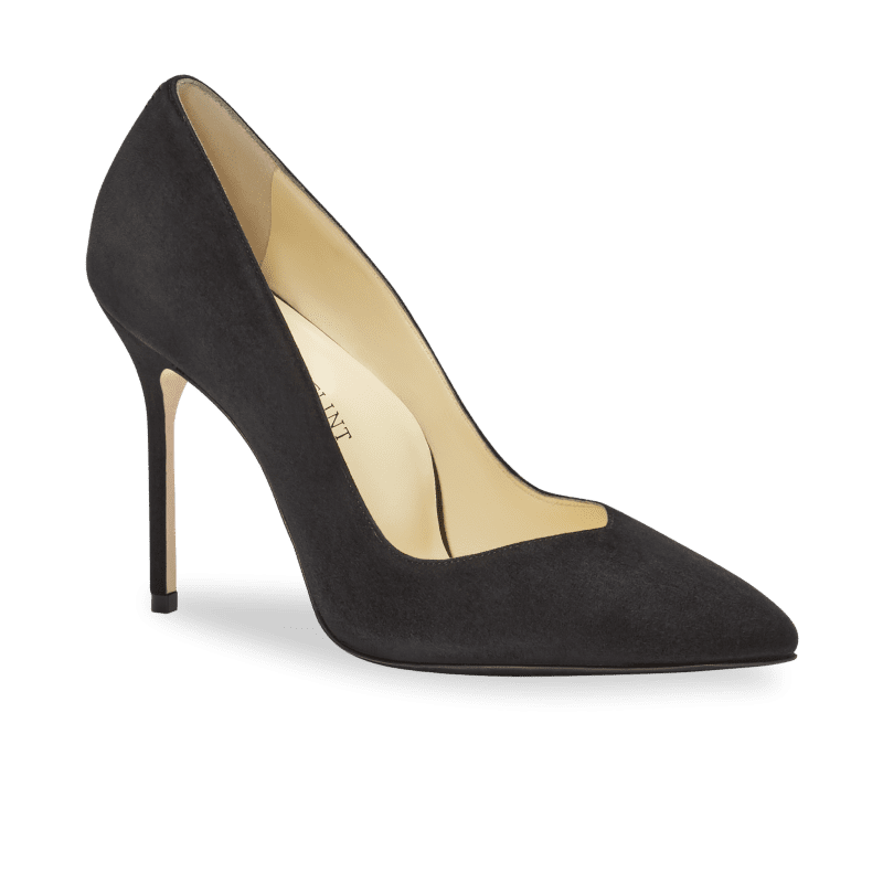 PerfectPump100 Black Suede 3 3Q min