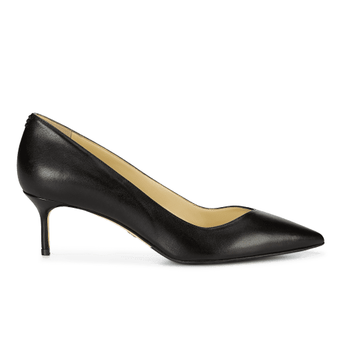 50mm Italian Made Perfect Pointed Toe Pump in Black Calf