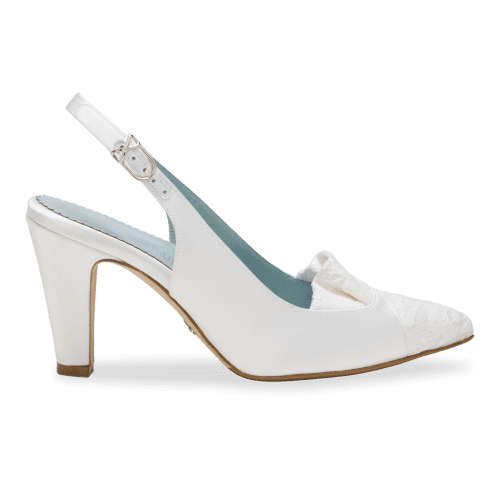 Perfect Sabina Sling 85 in White Satin