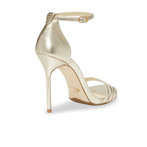 PerfectSandal GoldNappa 100mm Back min