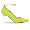 Perfect Shiffon Pump 85 in Optic Yellow Suede