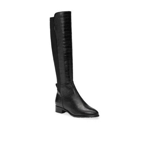 PerfectStretchBoot30 BlackCrocEmbossed 3q3