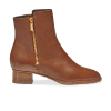 Perfect Zip Bootie 30 in Saddle Vachetta