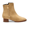 Perfect Zip Bootie 30 in Camel Crosta