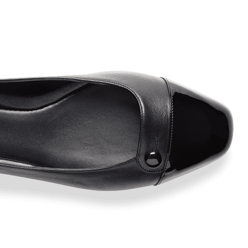 SacchettoBalletFlat BlackNappa2 top