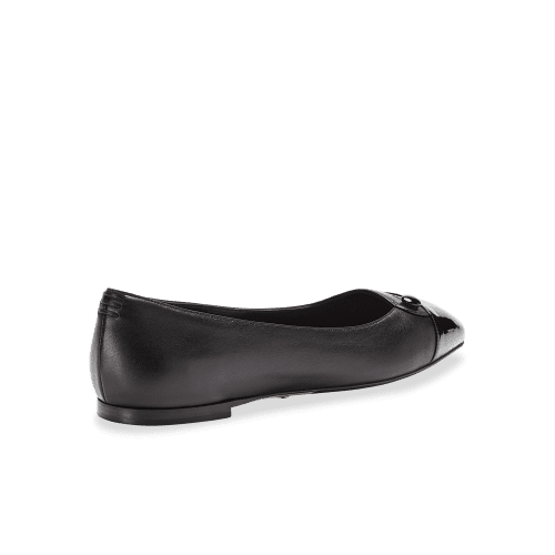 SacchettoBalletFlat BlackNappa4 Back