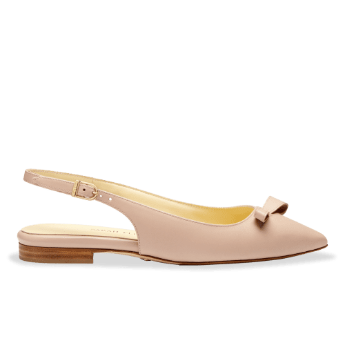 Handcrafted Sling-Back Ballet Flat in Petal Calf