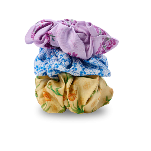 Silk Scrunchies Set