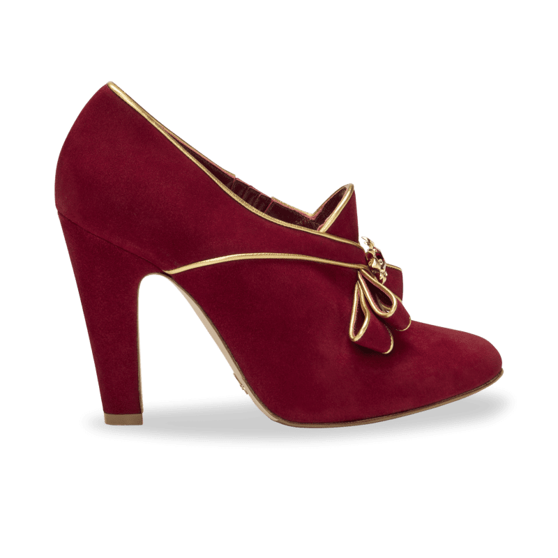 Saustad 100 in Claret Suede