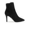 Perfect Dress Bootie 90 in Black Velvet & Crystal