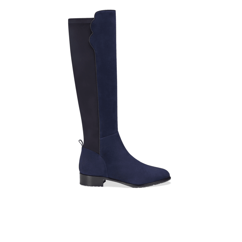 perfectstretchboot navysuede side1a