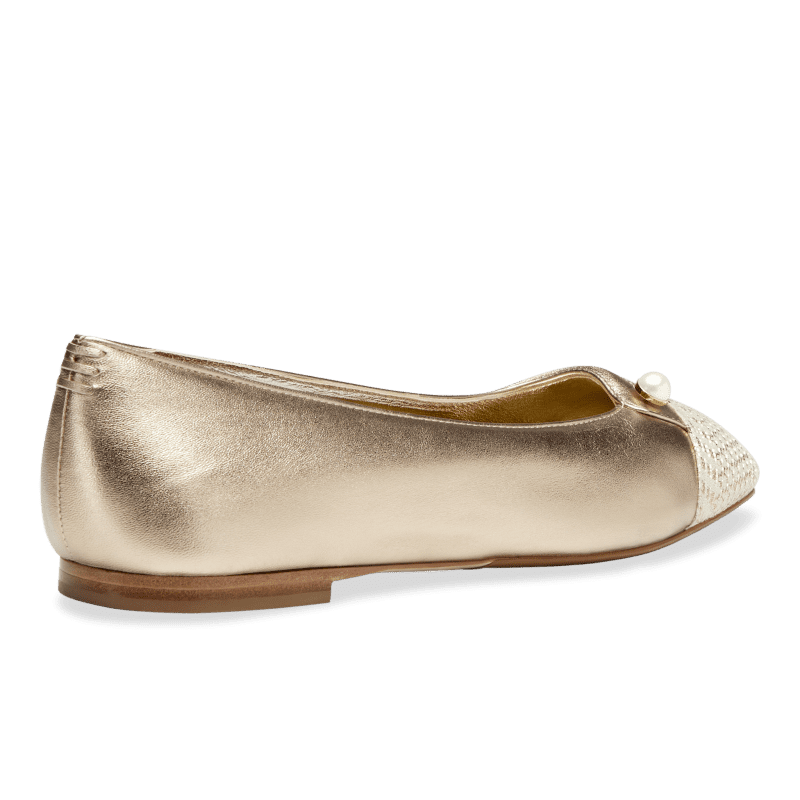 sacchettoballetflat gold back4